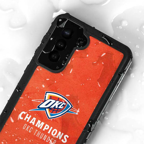 2025 NBA Champions Oklahoma City Thunder Galaxy S24 Plus Waterproof Case