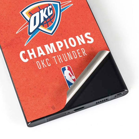 2025 NBA Champions Oklahoma City Thunder Galaxy S24 Ultra Skin
