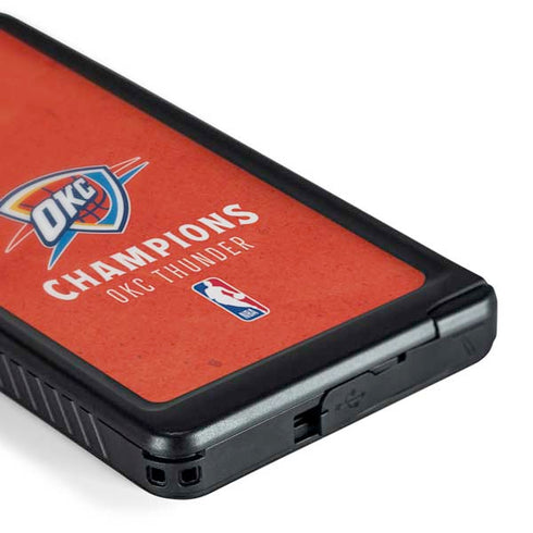 2025 NBA Champions Oklahoma City Thunder Galaxy S24 Ultra Waterproof Case