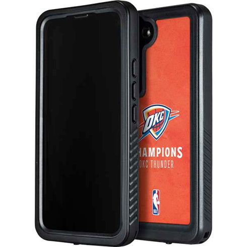 2025 NBA Champions Oklahoma City Thunder Galaxy S24 Waterproof Case