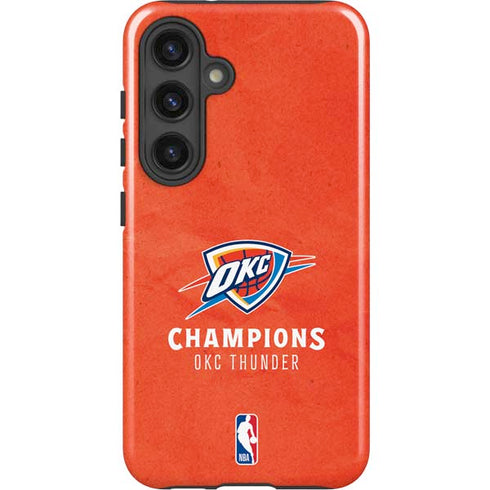 2025 NBA Champions Oklahoma City Thunder Galaxy S25 Impact Case