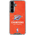 2025 NBA Champions Oklahoma City Thunder Galaxy S26 Clear Case