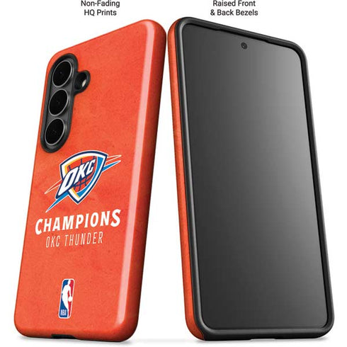 2025 NBA Champions Oklahoma City Thunder Galaxy S26 Impact Case