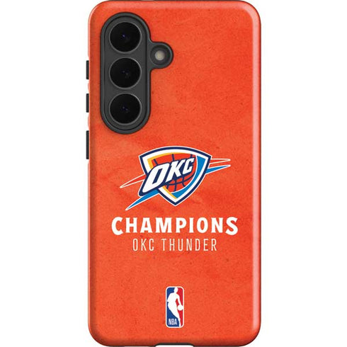2025 NBA Champions Oklahoma City Thunder Galaxy S26 Impact Case