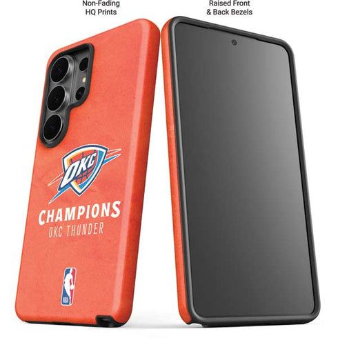 2025 NBA Champions Oklahoma City Thunder Galaxy S26 Ultra Impact Case