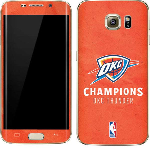 2025 NBA Champions Oklahoma City Thunder Galaxy S7 Edge Skin