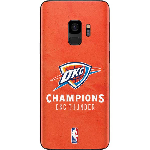 2025 NBA Champions Oklahoma City Thunder Galaxy S9 Skin