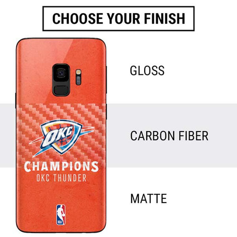 2025 NBA Champions Oklahoma City Thunder Galaxy S9 Skin