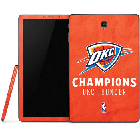 2025 NBA Champions Oklahoma City Thunder Samsung Galaxy Tab Skin