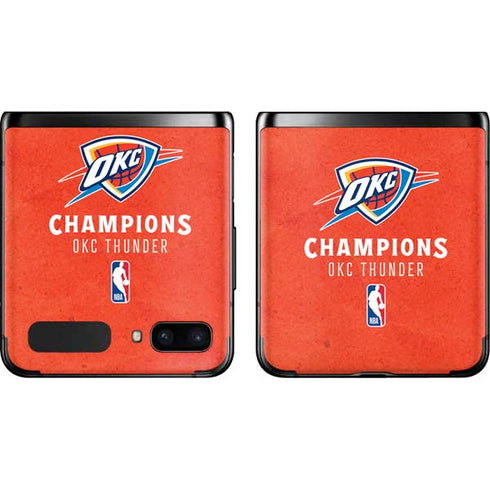 2025 NBA Champions Oklahoma City Thunder Galaxy Z Flip Skin