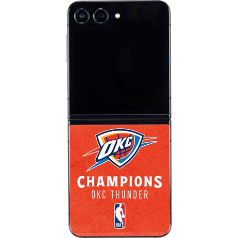 2025 NBA Champions Oklahoma City Thunder Galaxy Z Flip5 5G Skin