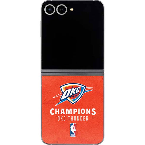 2025 NBA Champions Oklahoma City Thunder Galaxy Z Flip6 Skin