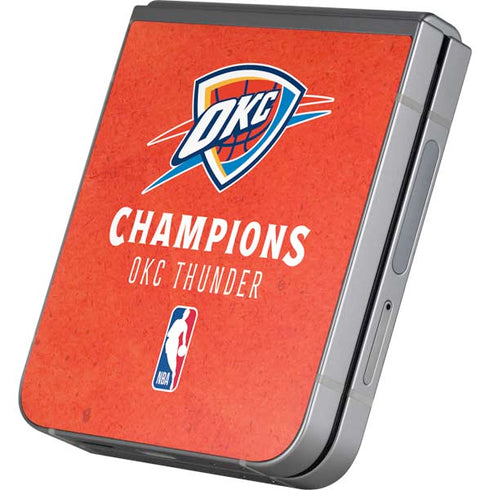 2025 NBA Champions Oklahoma City Thunder Galaxy Z Flip6 Skin