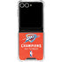 2025 NBA Champions Oklahoma City Thunder Galaxy Z Flip7 Clear Case