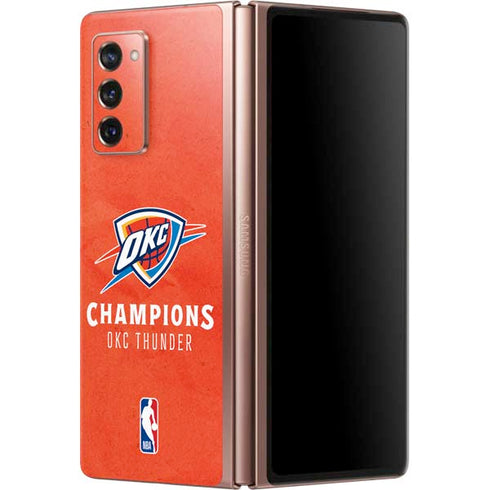 2025 NBA Champions Oklahoma City Thunder Galaxy Z Fold2 5G Skin