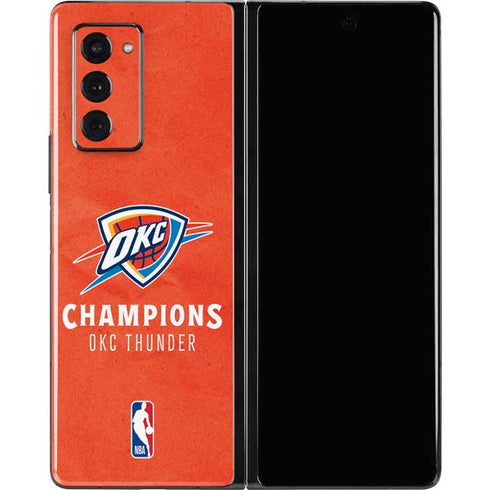 2025 NBA Champions Oklahoma City Thunder Galaxy Z Fold2 5G Skin