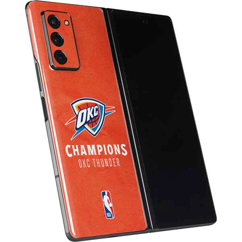2025 NBA Champions Oklahoma City Thunder Galaxy Z Fold2 5G Skin