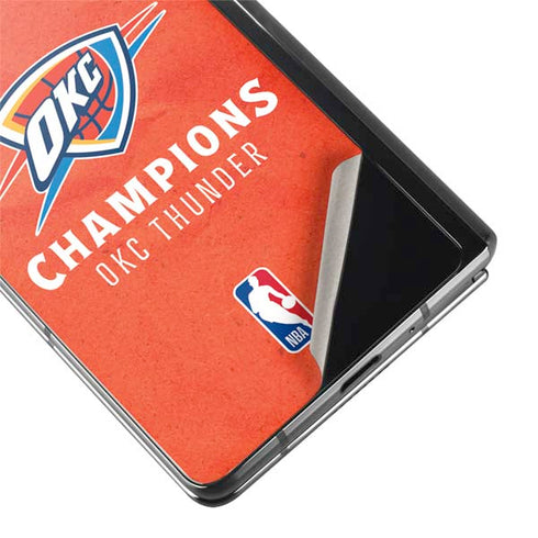 2025 NBA Champions Oklahoma City Thunder Galaxy Z Fold2 5G Skin