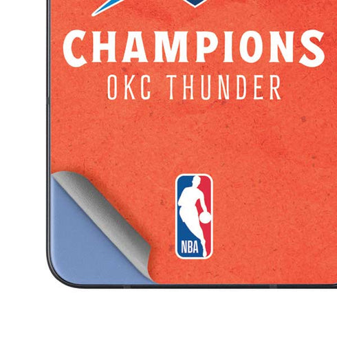 2025 NBA Champions Oklahoma City Thunder Galaxy Z Fold5 5G Skin