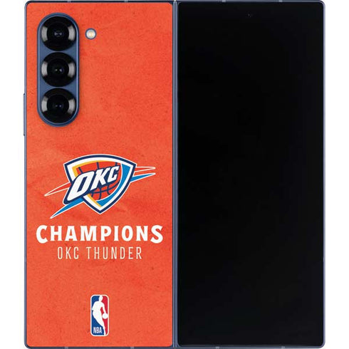 2025 NBA Champions Oklahoma City Thunder Galaxy Z Fold6 Skin