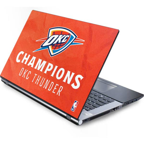 2025 NBA Champions Oklahoma City Thunder Generic Laptop Skin