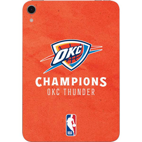2025 NBA Champions Oklahoma City Thunder Apple iPad Mini Skin