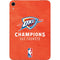 2025 NBA Champions Oklahoma City Thunder Apple iPad Mini Skin