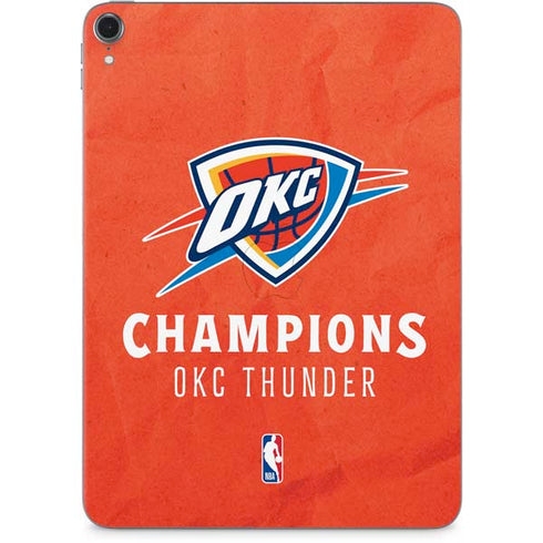 2025 NBA Champions Oklahoma City Thunder Apple iPad Pro Skin