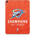 2025 NBA Champions Oklahoma City Thunder Apple iPad Pro Skin