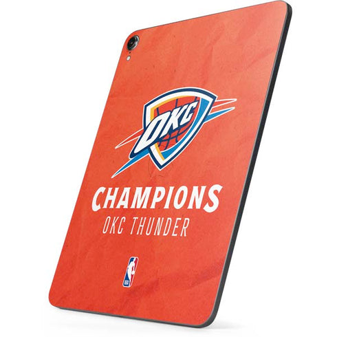 2025 NBA Champions Oklahoma City Thunder Apple iPad Pro Skin