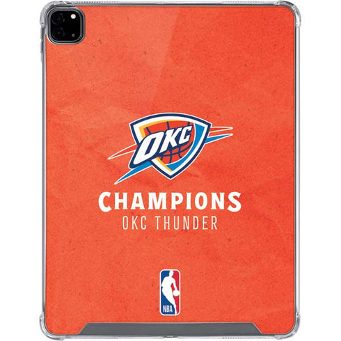2025 NBA Champions Oklahoma City Thunder iPad Pro 12.9in (2020) Clear Case