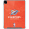 2025 NBA Champions Oklahoma City Thunder iPad Pro 12.9in (2020) Clear Case