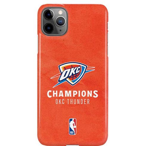 2025 NBA Champions Oklahoma City Thunder iPhone 11 Pro Max Lite Case
