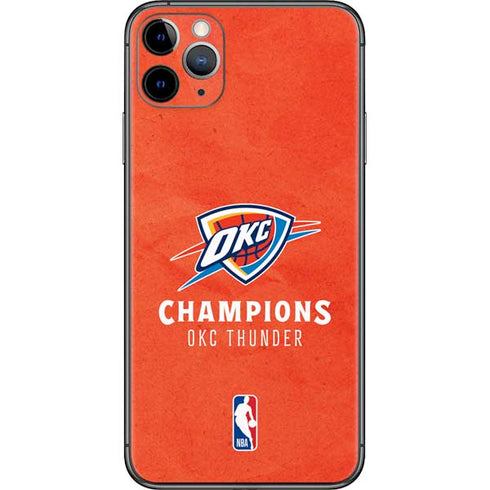 2025 NBA Champions Oklahoma City Thunder iPhone 11 Pro Max Skin