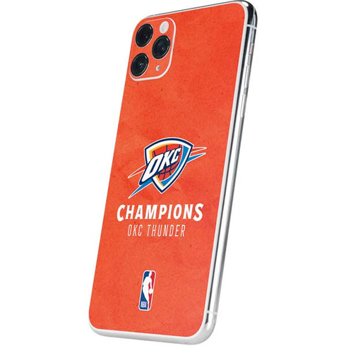 2025 NBA Champions Oklahoma City Thunder iPhone 11 Pro Max Skin