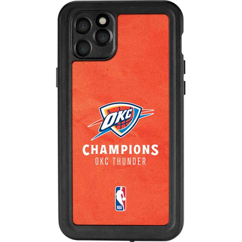2025 NBA Champions Oklahoma City Thunder iPhone 11 Pro Max Waterproof Case