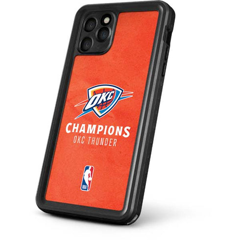 2025 NBA Champions Oklahoma City Thunder iPhone 11 Pro Max Waterproof Case
