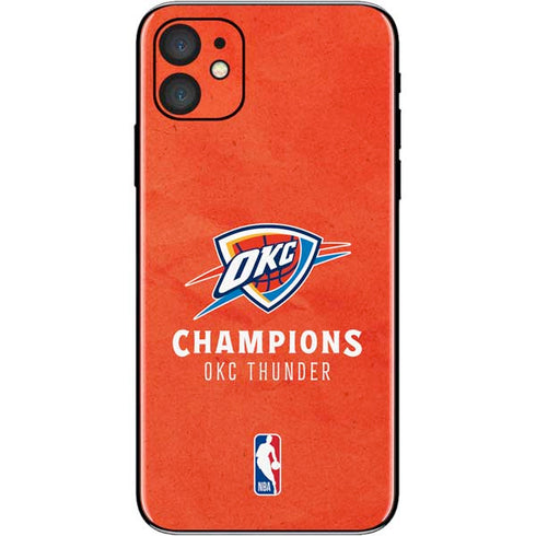 2025 NBA Champions Oklahoma City Thunder iPhone 11 Skin