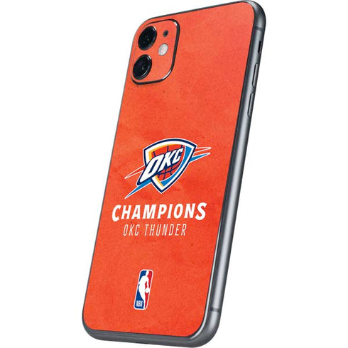 2025 NBA Champions Oklahoma City Thunder iPhone 11 Skin