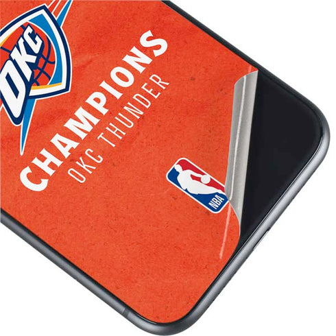 2025 NBA Champions Oklahoma City Thunder iPhone 11 Skin
