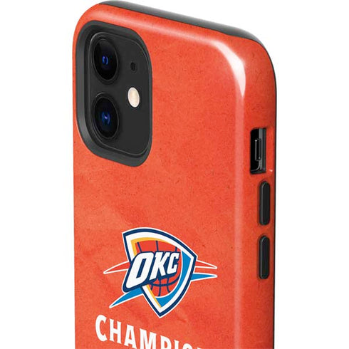 2025 NBA Champions Oklahoma City Thunder iPhone 12 Impact Case