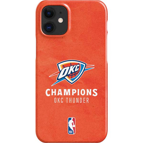 2025 NBA Champions Oklahoma City Thunder iPhone 12 Mini Lite Case
