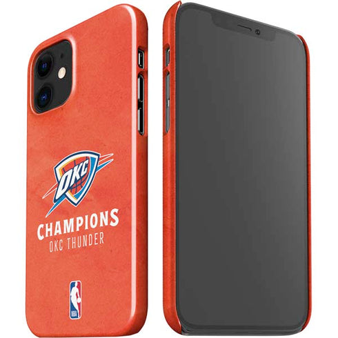 2025 NBA Champions Oklahoma City Thunder iPhone 12 Mini Lite Case