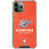2025 NBA Champions Oklahoma City Thunder iPhone 12 Pro Clear Case