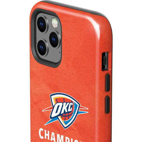 2025 NBA Champions Oklahoma City Thunder iPhone 12 Pro Impact Case