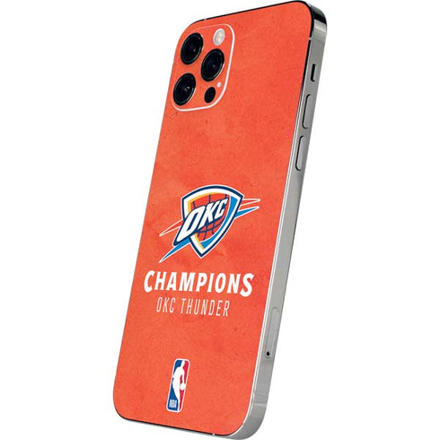 2025 NBA Champions Oklahoma City Thunder iPhone 12 Pro Max Skin