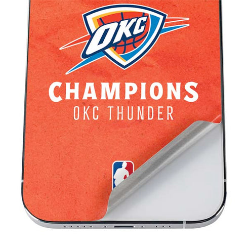 2025 NBA Champions Oklahoma City Thunder iPhone 12 Pro Max Skin