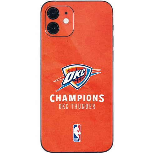 2025 NBA Champions Oklahoma City Thunder iPhone 12 Skin