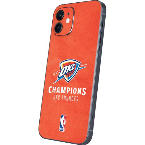 2025 NBA Champions Oklahoma City Thunder iPhone 12 Skin