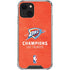 2025 NBA Champions Oklahoma City Thunder iPhone 13 Mini Clear Case